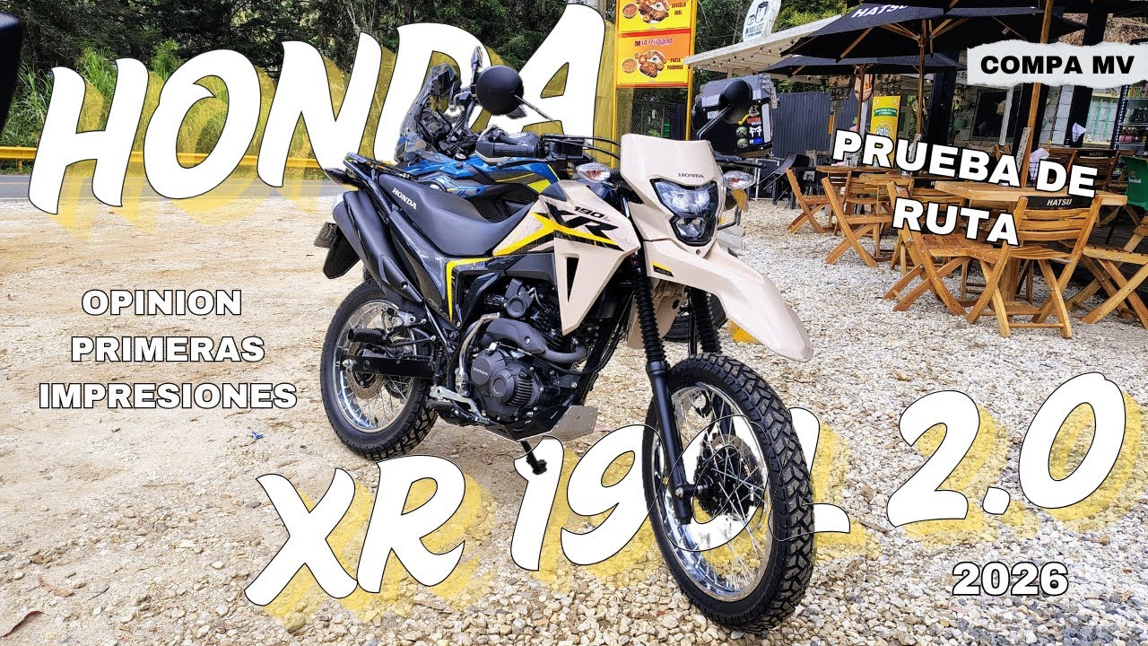 HONDA XR190L 2.0 2026 | ¿Mejor que la NX? | Prueba de manejo | Primeras impresiones | Opinión Honda