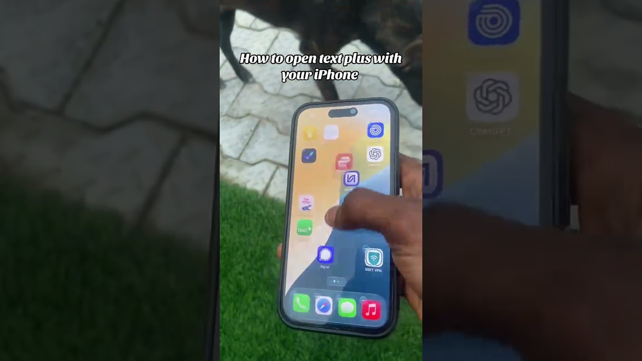 how to open text plus with your phone +2348179115427 