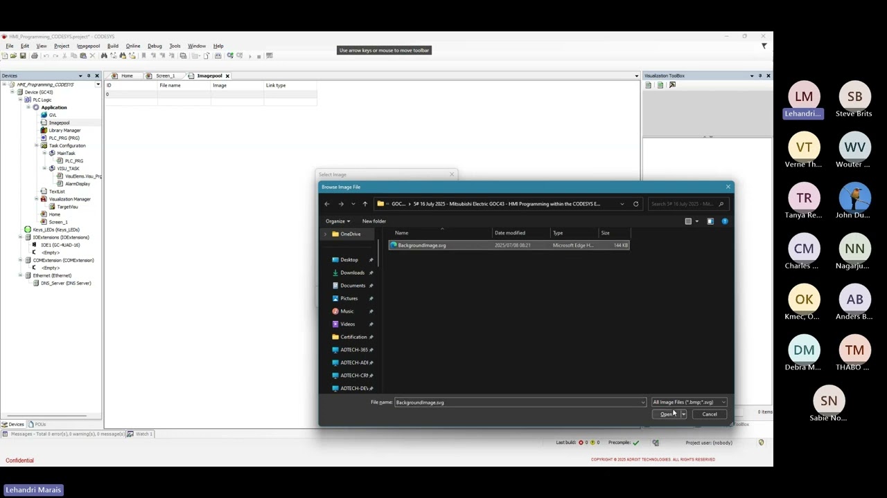 HMI Programming within the CODESYS Environment | Webinar 5– Mitsubishi Electric PLC & HMI