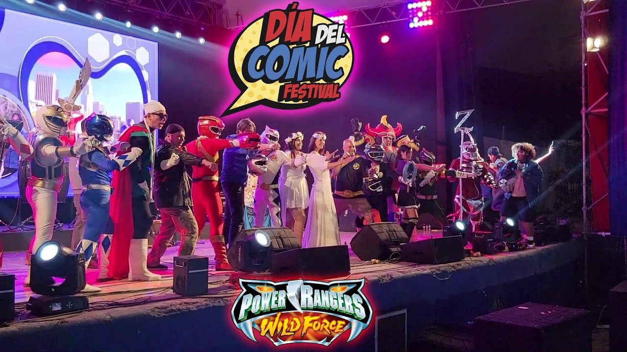 Presentación Power Rangers Wild Force (Fuerza Salvaje) - Día Del Cómic Festival 2024 Lima Perú