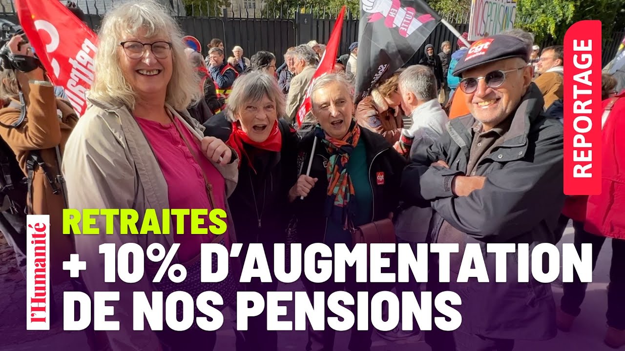 «On a des retraités qui ne se nourrissent pas». Mobilisation pour une revalorisation des pensions