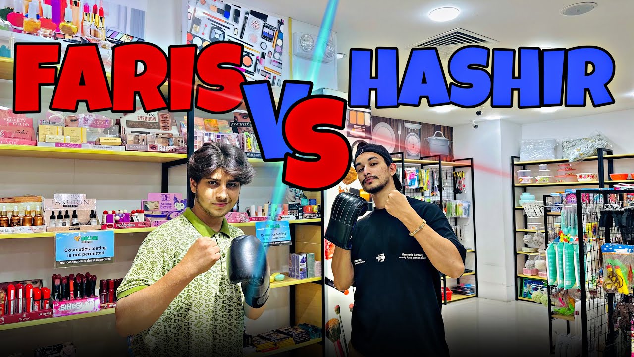 Hashir or faris ki larai hogyi😡🥊 shopping day🛍️🛒