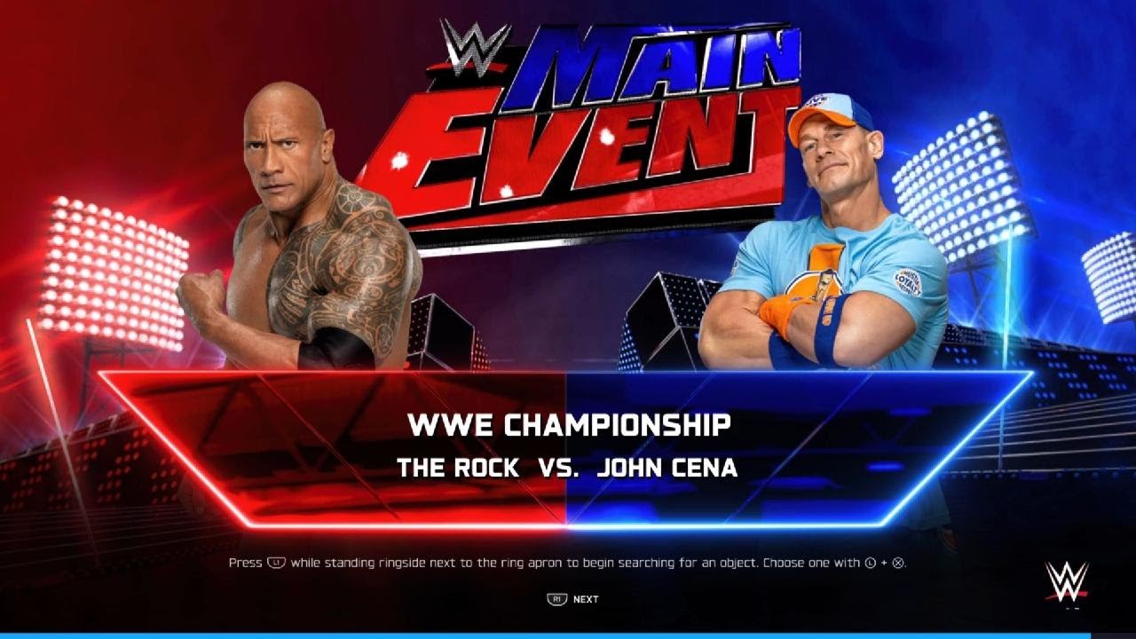 WWE 2K25 The Rock vs John Cena WWE championship Match (3 Match back to back) #wwe2k25 #wwe #ps5