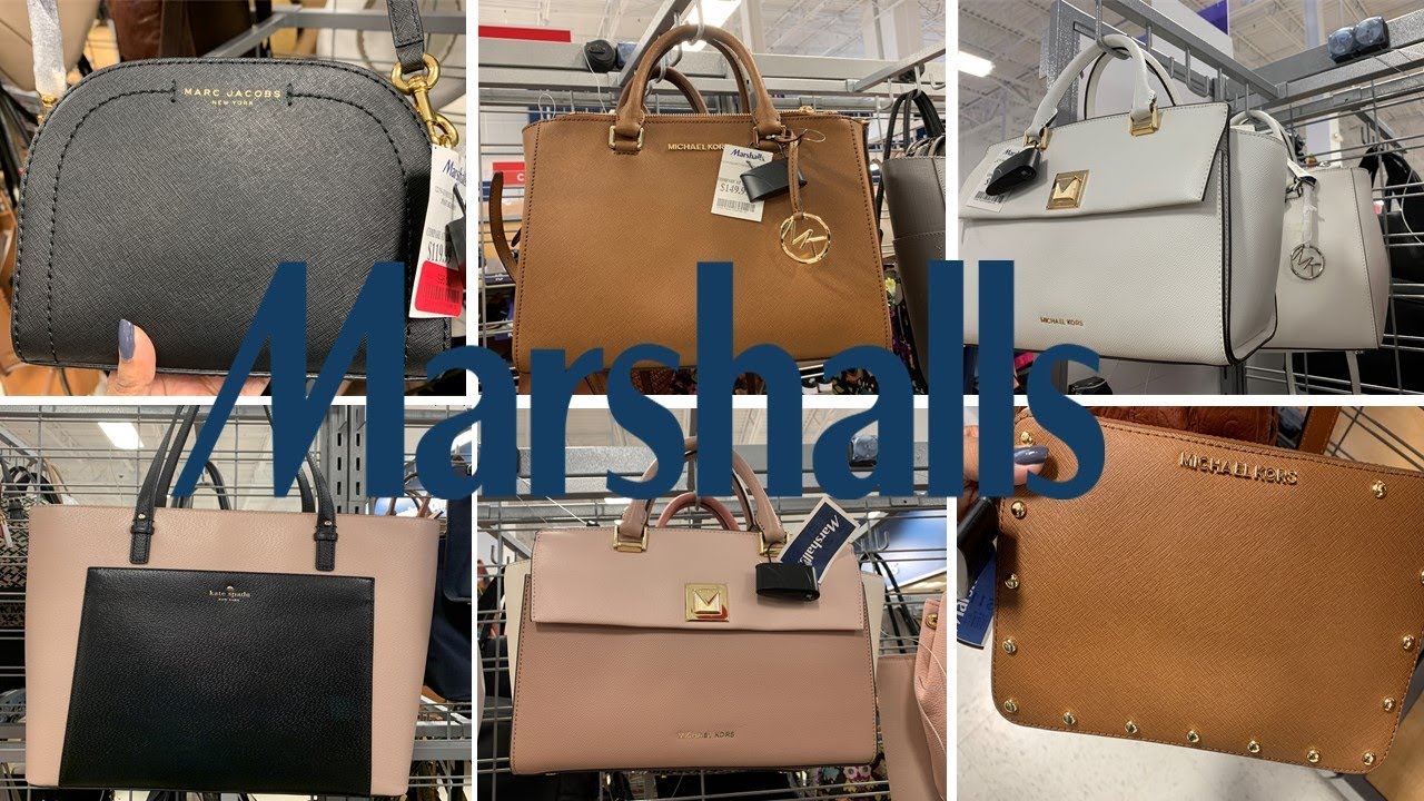 Marshalls Designer Handbags Purse In Less | Michael Kors Marc Jacobs Kate Spade | Shop With Me 2019