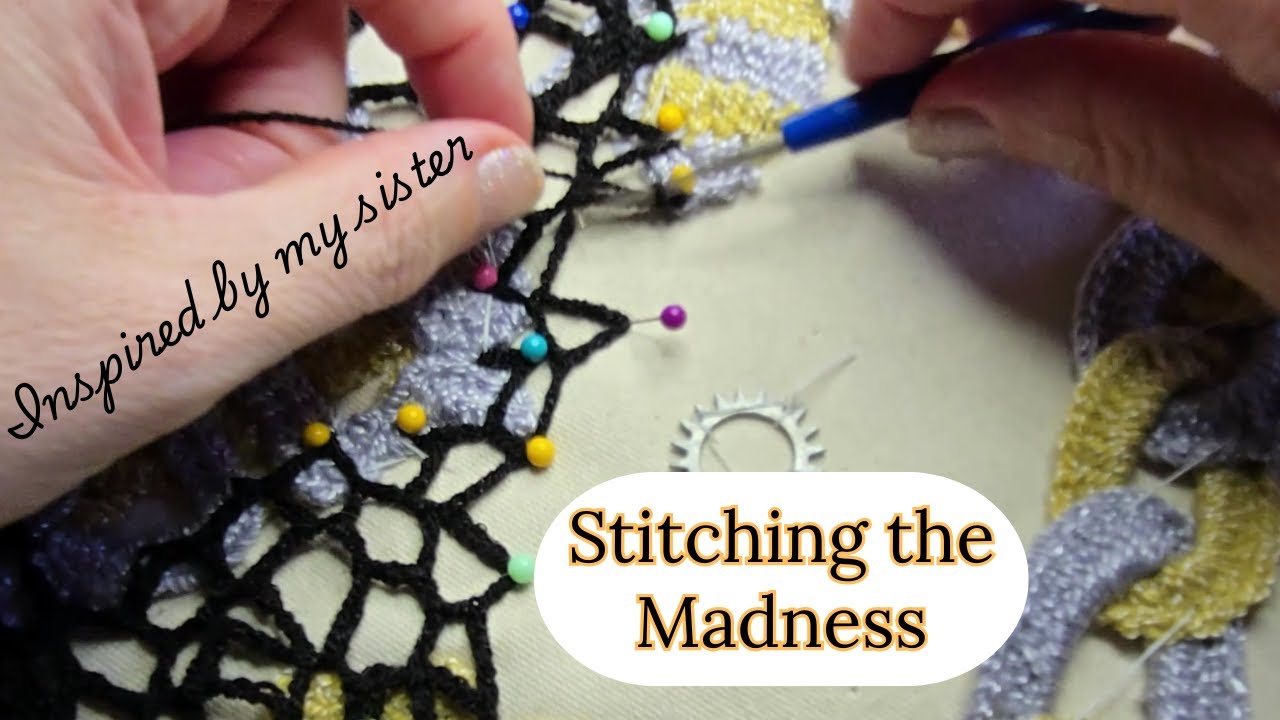 Stitching the Madness 🕰️🧵 A Steampunk Crochet Art Tease