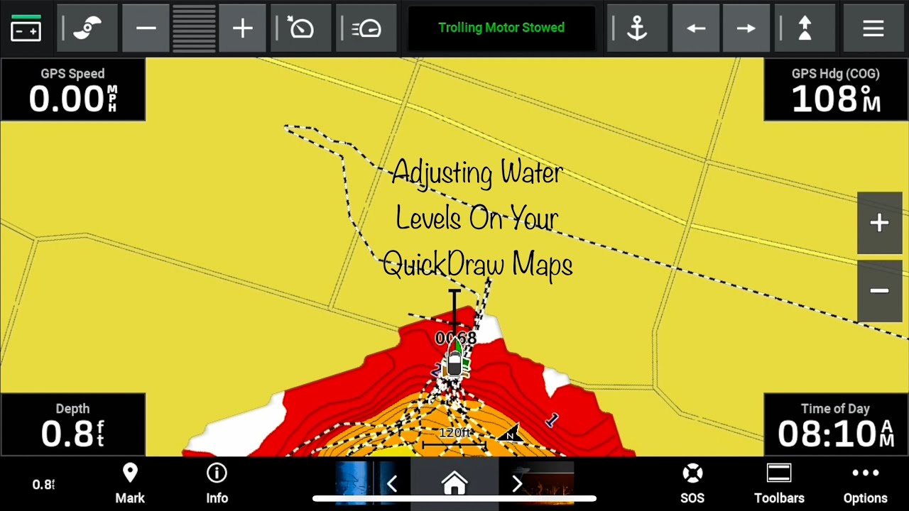 QuickDraw Contours: How To Adjust Lake Levels for Rising or Falling Water