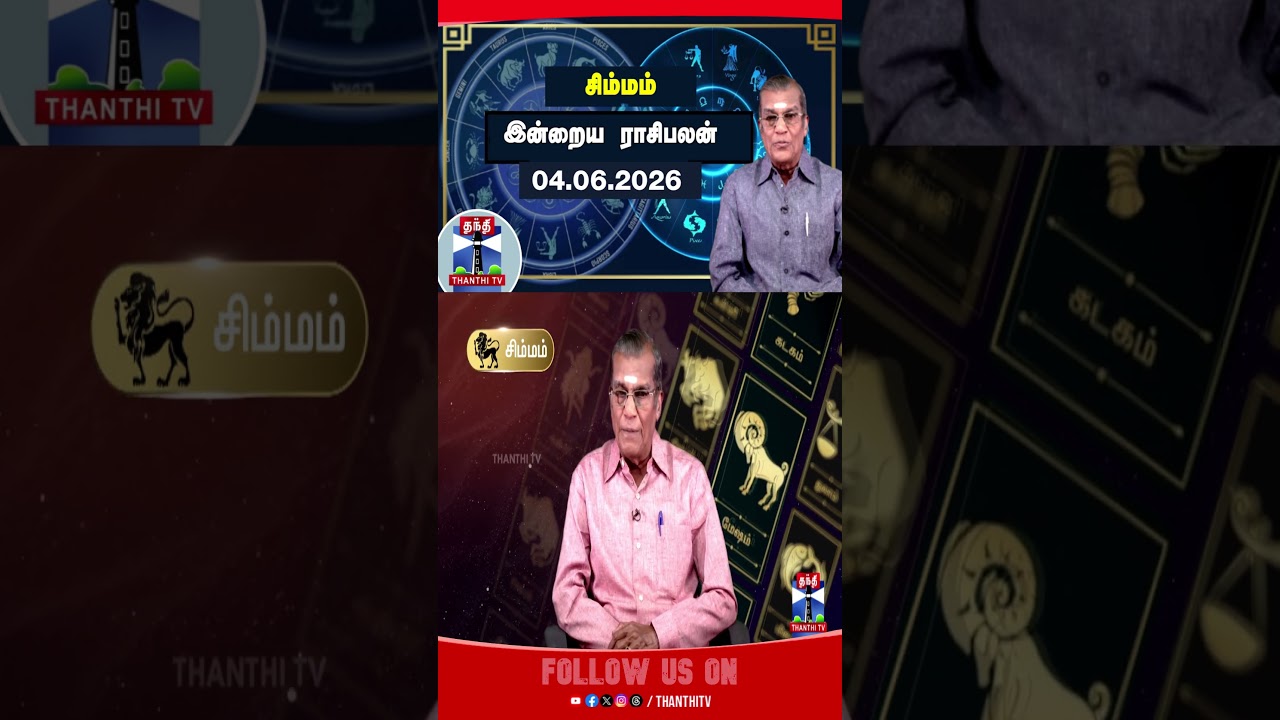 Simham | Rasipalan Today | Horoscope | Astrology