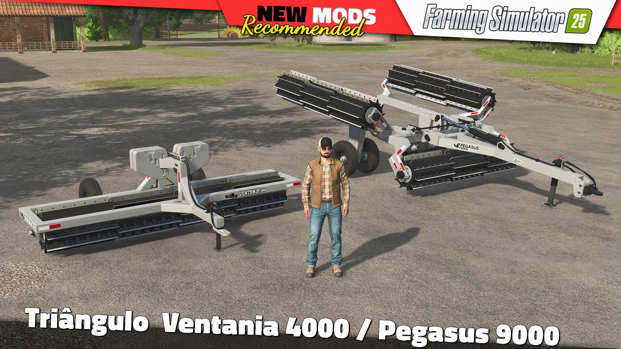 FS25 | Triângulo Ventania 4000 & Pegasus 9000 - Farming Simulator 25 Mods Review QHD