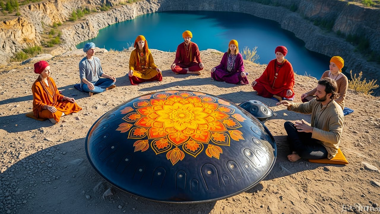 Healing Meditation Music | Eliminate Stress & Clean Your Mind with Hang | Release Negative Thoughts