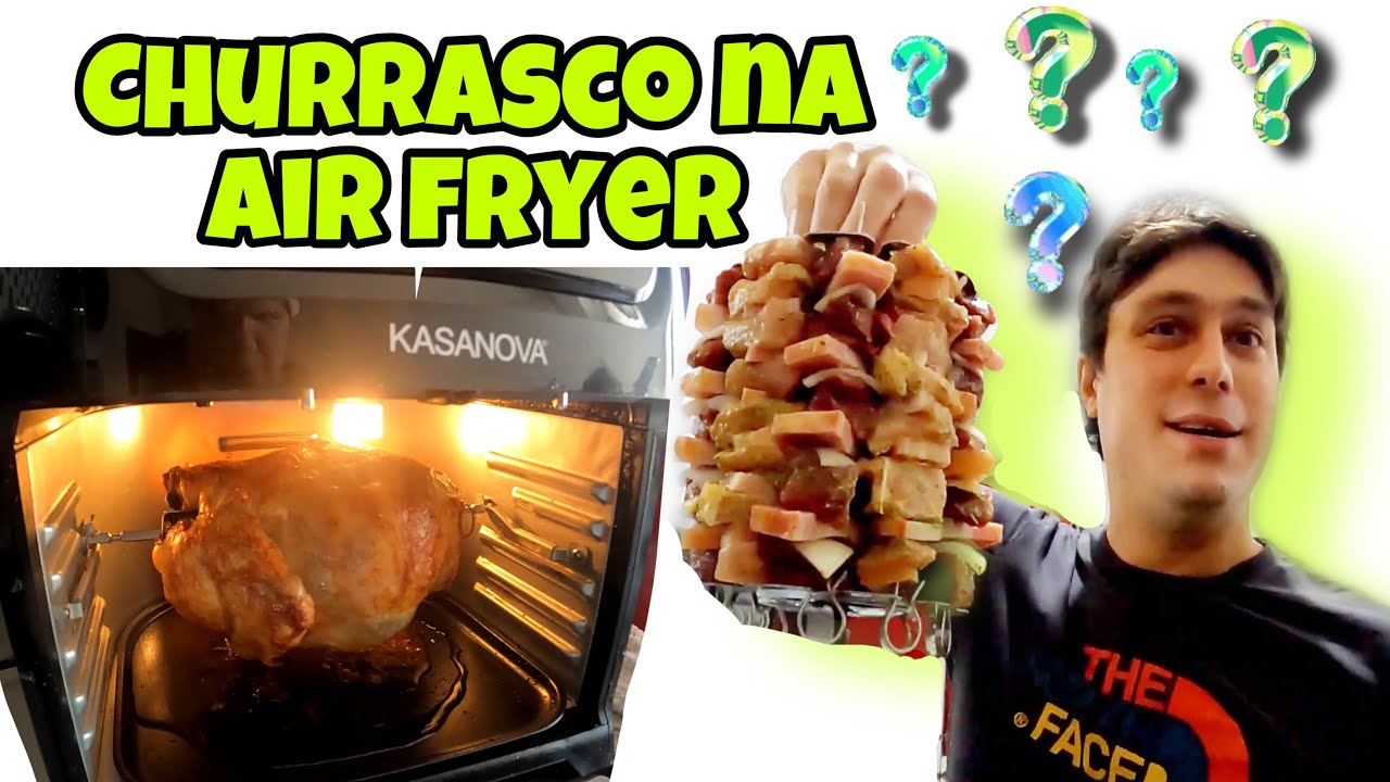 A melhor AIR FRYER a fritadeira sem óleo que também faz churrasco