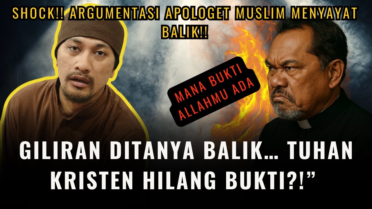 SHOCK!! Kristen Minta Bukti Allah Islam, Giliran Ditanya Balik… Tuhan Kristen Hilang Bukti?!”