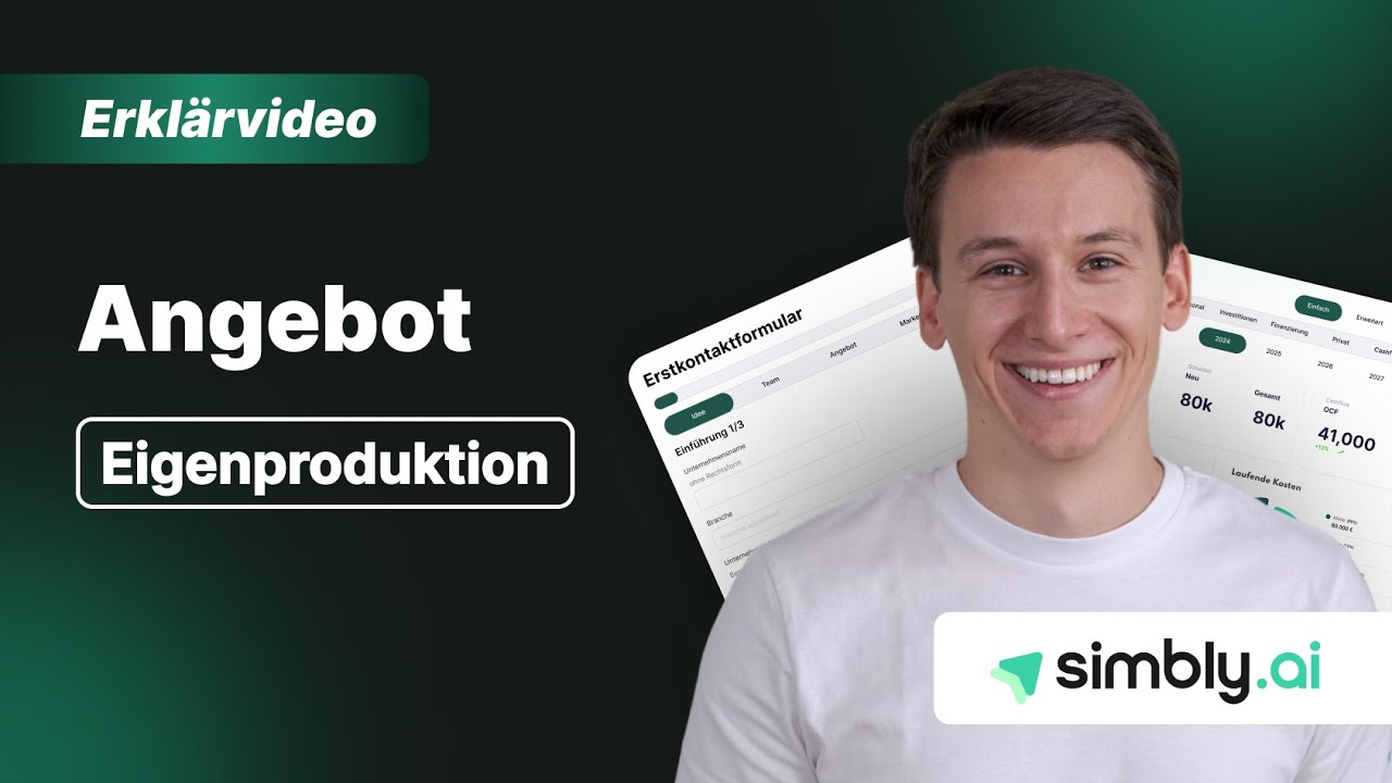 Erkl&auml;rvideo - Angebot - Eigenproduktion