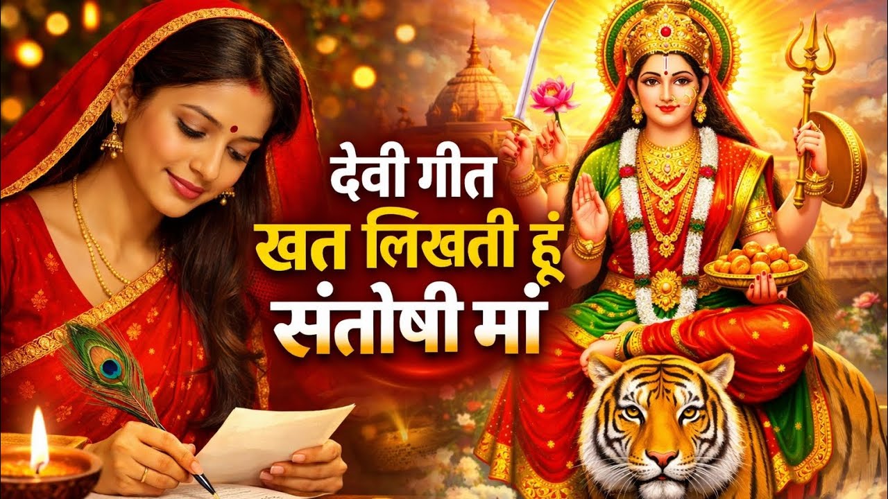 खत लिखती हूं संतोषी मां | Devi Geet | Santoshi Mata Bhajan @Shakuntlamishraofficial 
