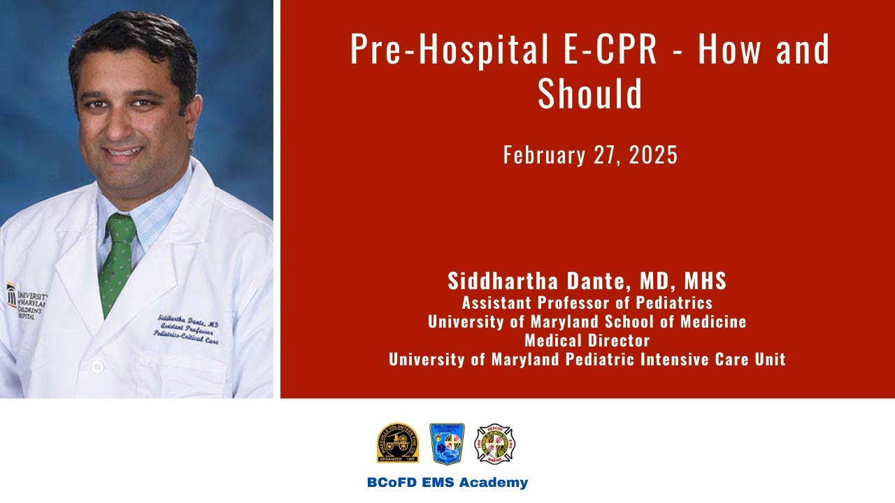 Pre Hospital E CPR   How and Should