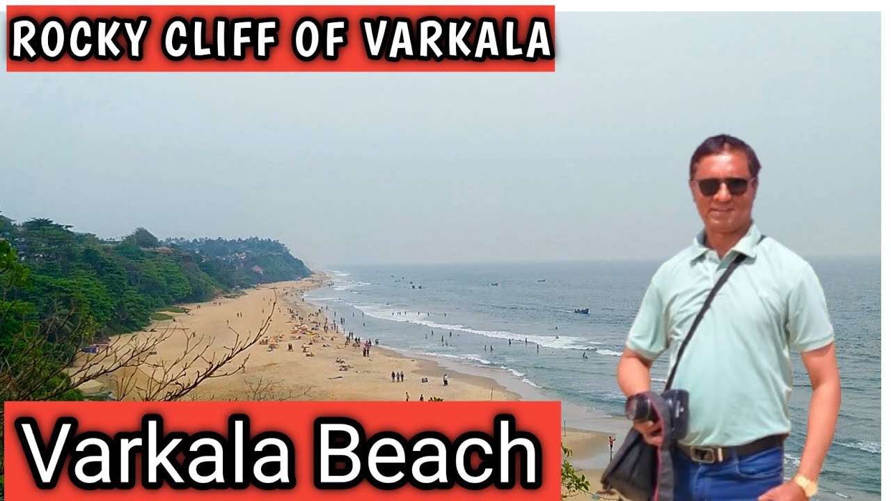 Varkala beach# red cliff# water sports
