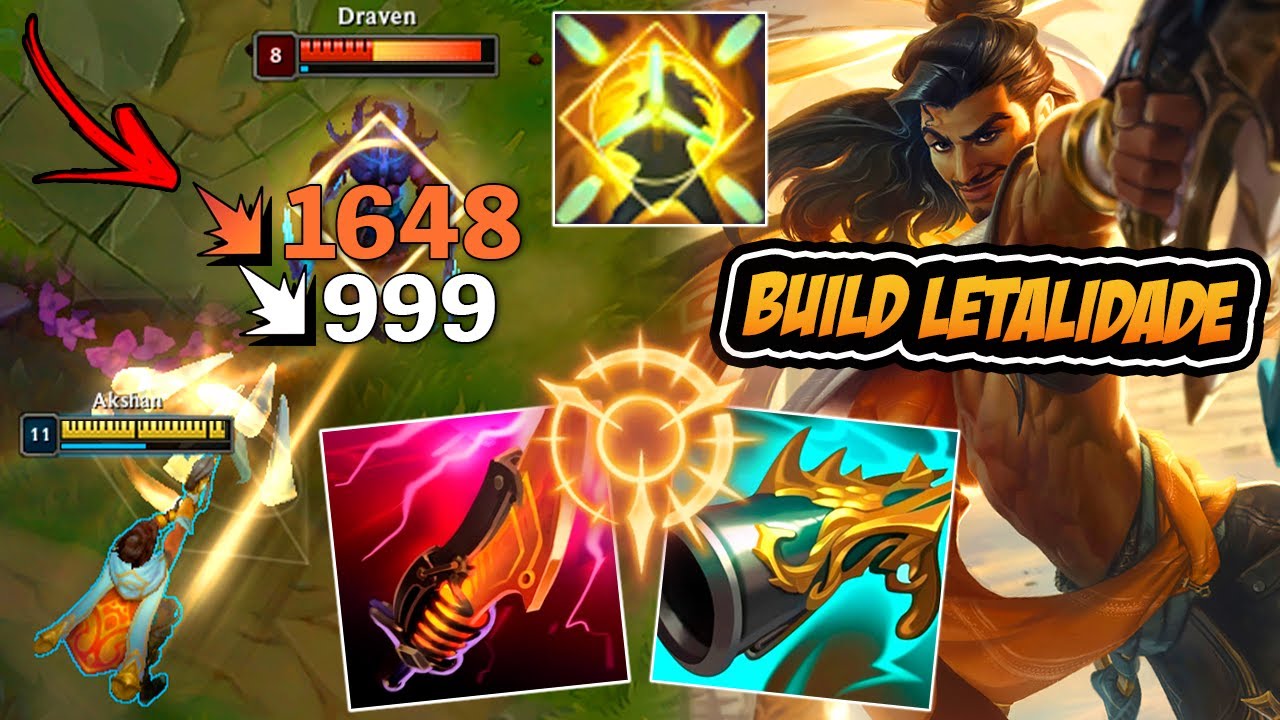 AKSHAN MID BUILD FULL LETALIDADE &Eacute; ABSURDAMENTE ROUBADO *muito dano*