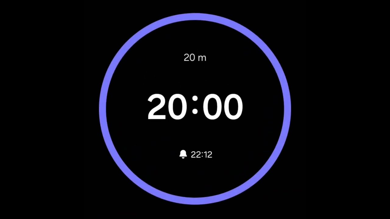 20 Minutes Timer ⏰️ With Music 