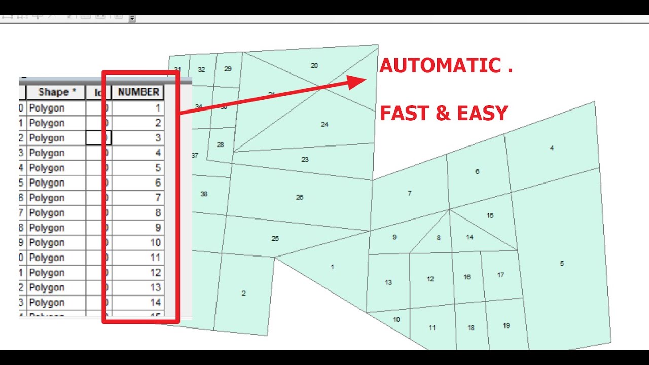 How to create a sequential number automatically in ArcGIS