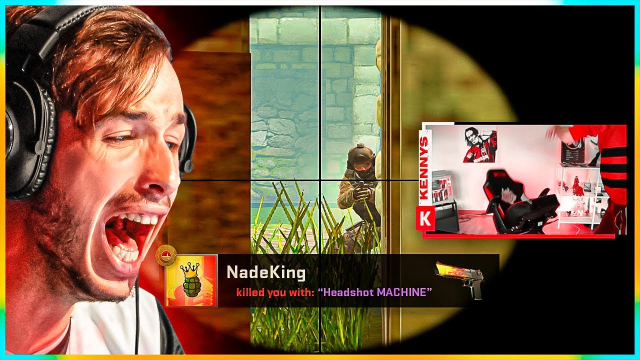 Наклоняю профессионального игрока CS:GO..