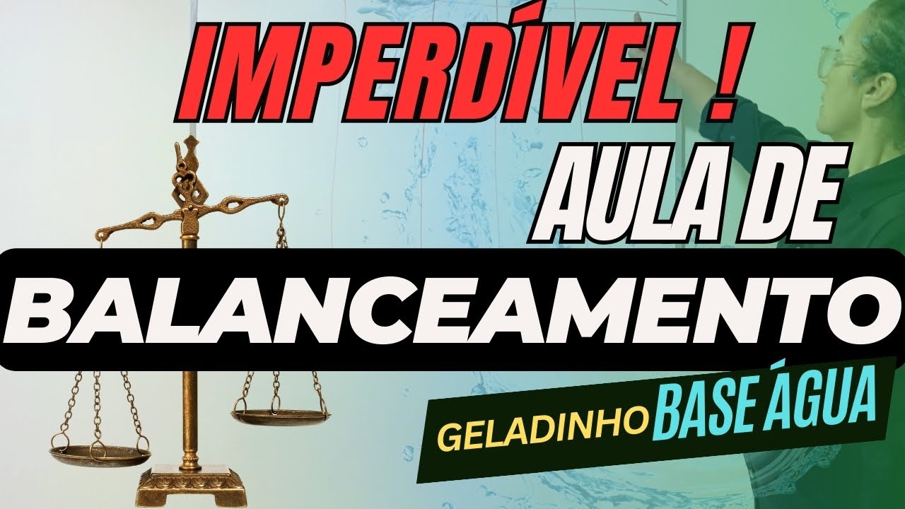 GELADINHO BASE ÁGUA APRENDA A FAZER O BALANCEAMENTO !!
