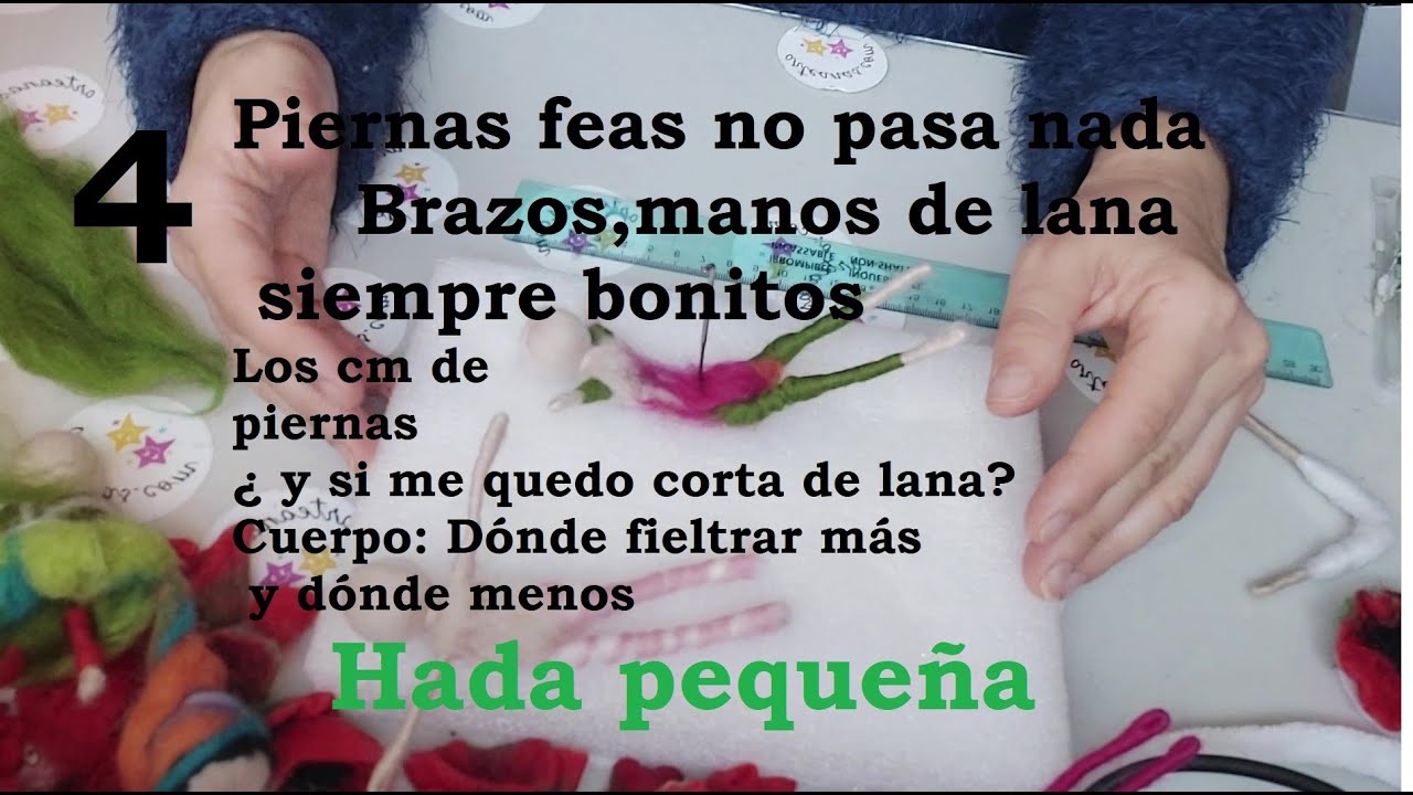 Lana afieltrable con aguja,todo sobre hada pequeña ,4