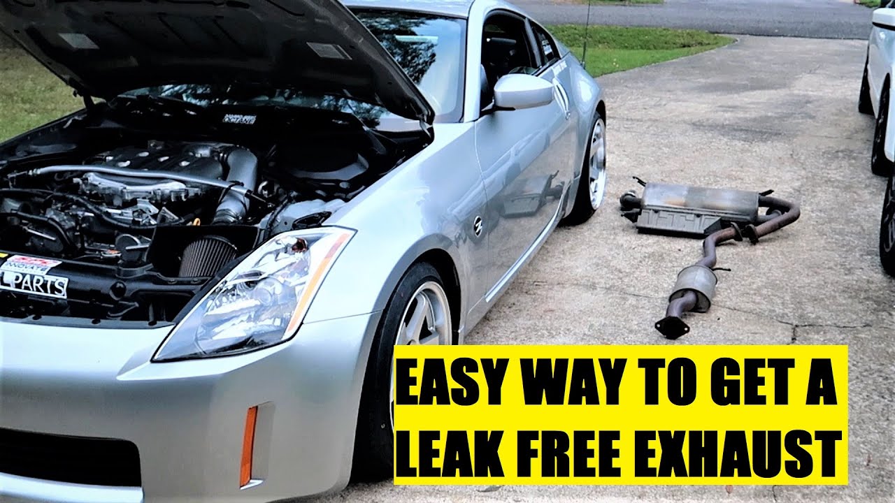 Как установить герметичную выхлопную систему на Nissan 350z #Nissan350z #Zociety #350z