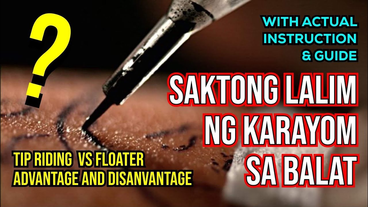 Tattoo Needle Depth ( Tagalog Explanation )