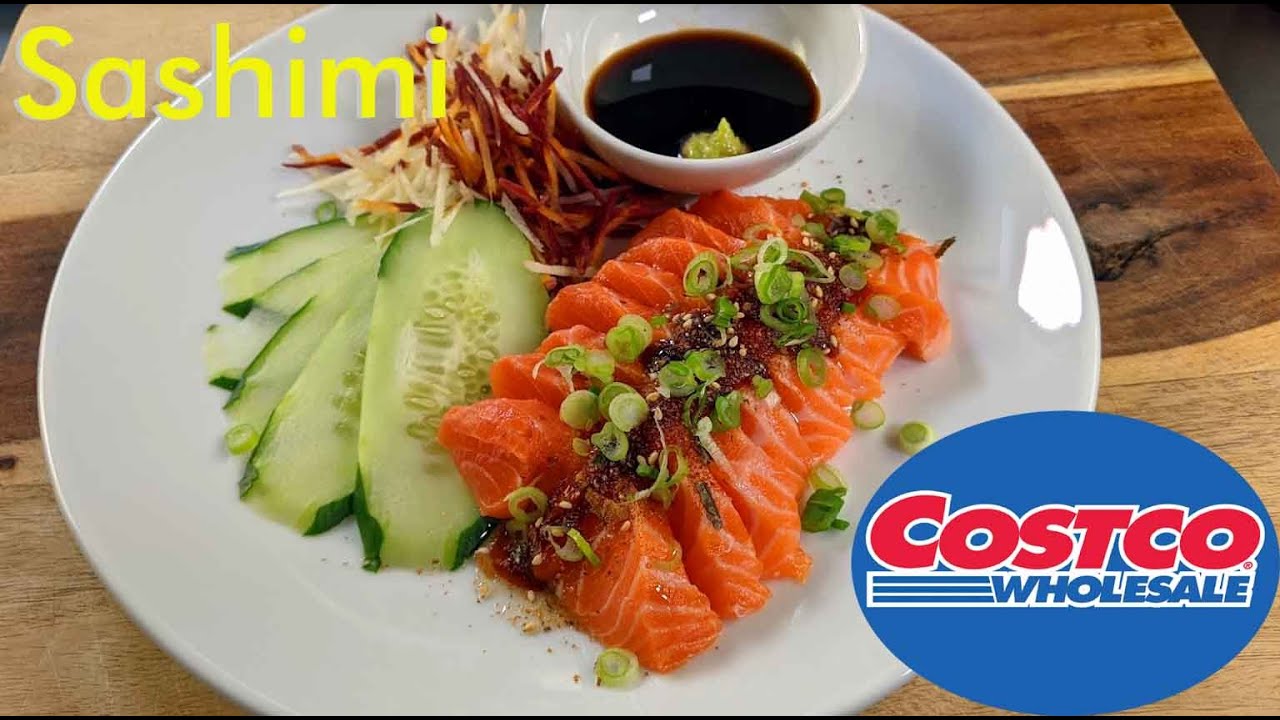 Как приготовить сашими из лосося из Costco