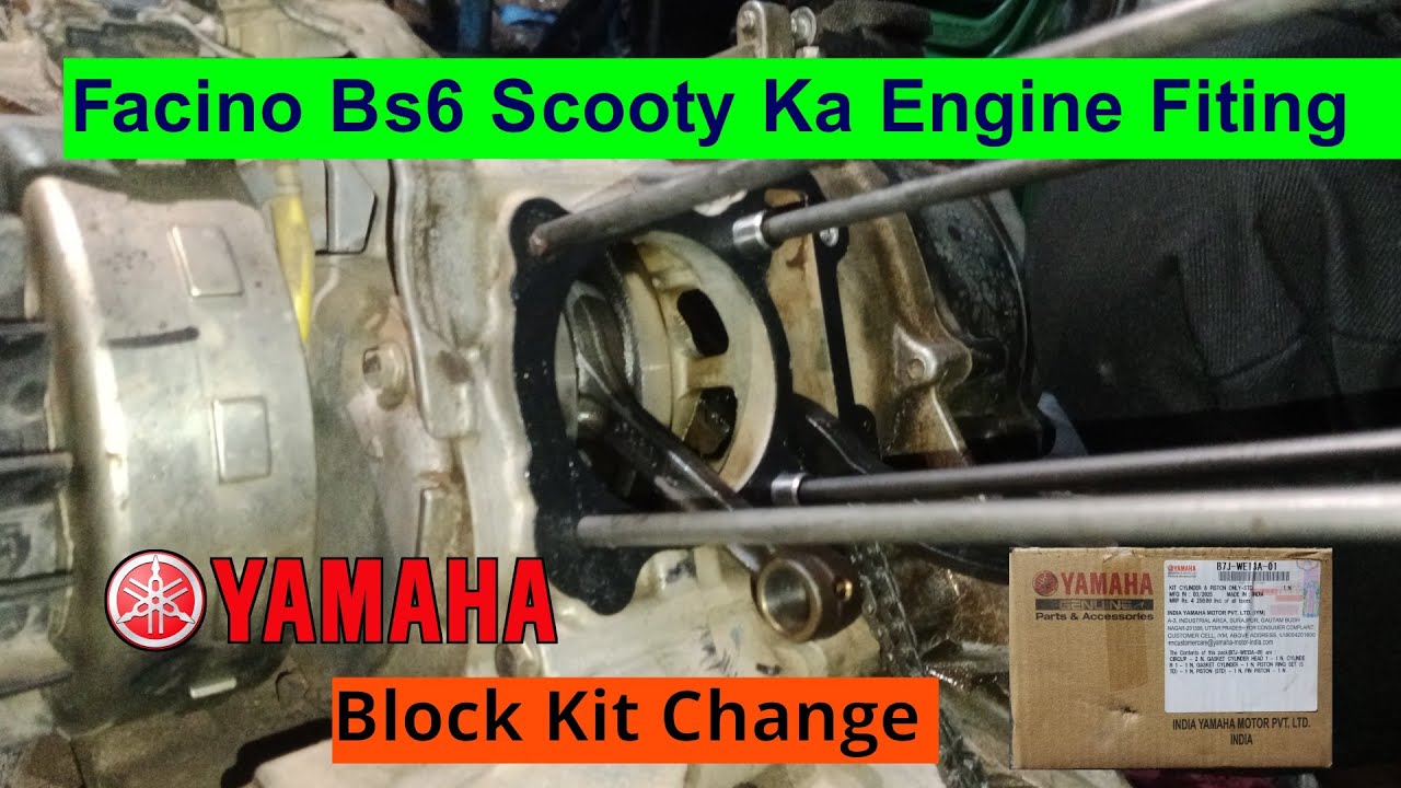 FACINO BS6 SCOOTY KA ENGINE FITING !! Full Engine Rebuild Facino Bs6 Scooty #facinobs6scotty