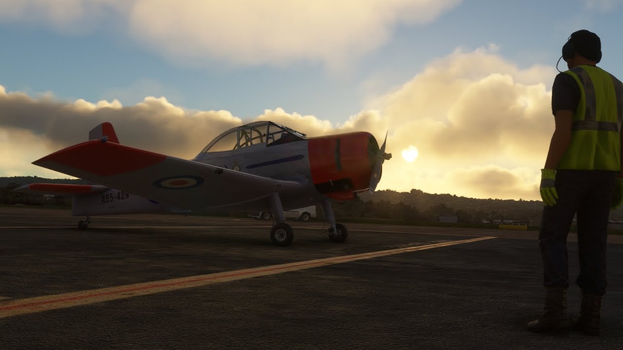 Livestream first look at the CAC-25 Winjeel and Parafield in Adelaide, Australia in Flight Simulator