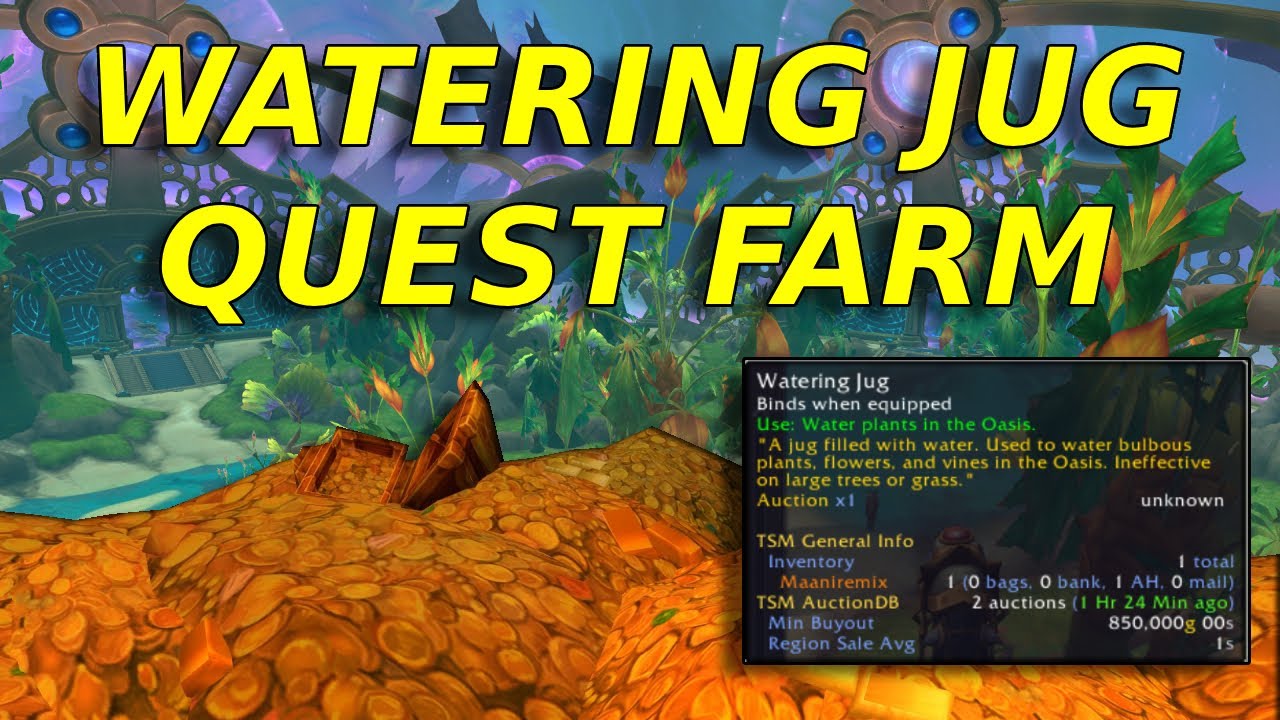 Watering Jug Quest Guide | One-Time Item & Sell Value | WoW: The War Within
