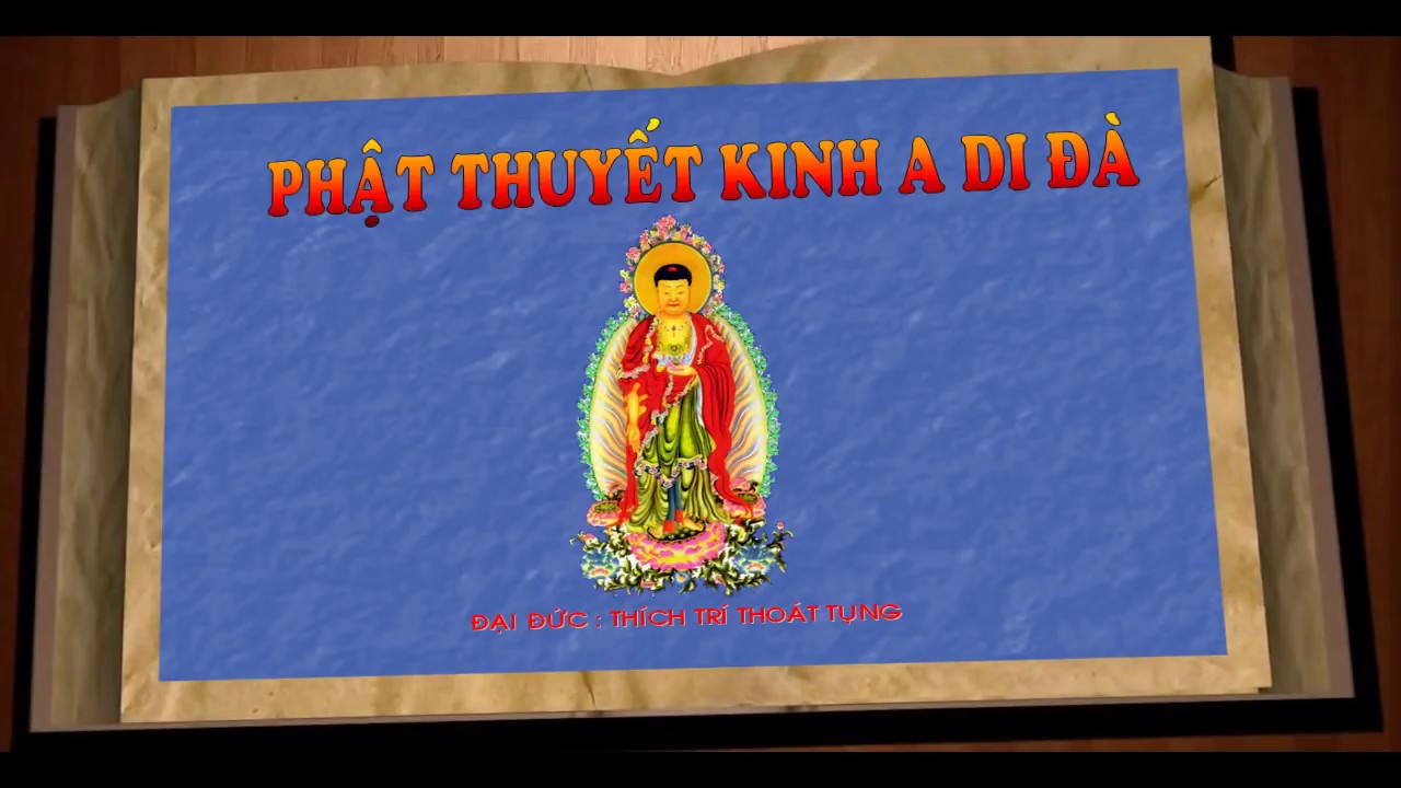 Kinh A Di Đ&agrave;  C&oacute; Chữ   &Acirc;m H&aacute;n Việt    ĐĐ Th&iacute;ch Tr&iacute; Tho&aacute;t Tụng