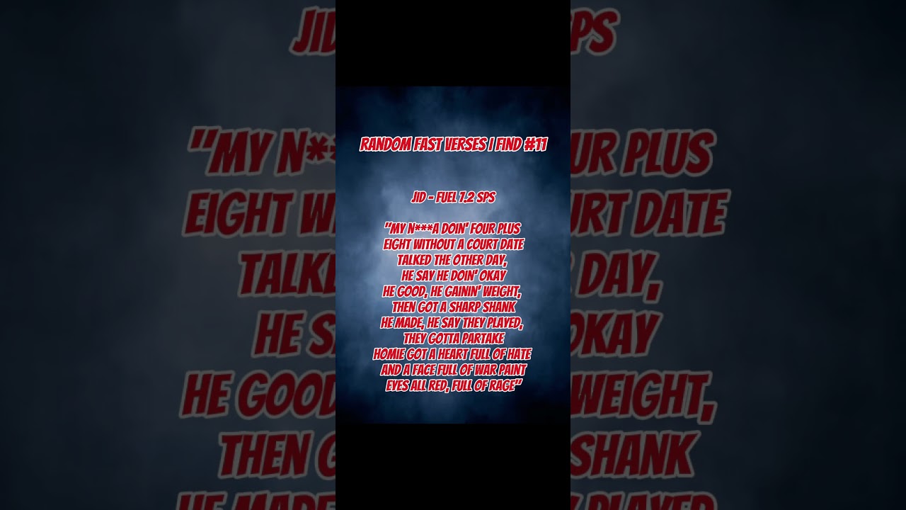 Random Fast Verses I Find (#11) 