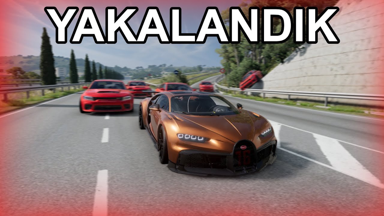 Beamng Ama Herkes Beni Kovalıyor! │ Beam.ng Drive