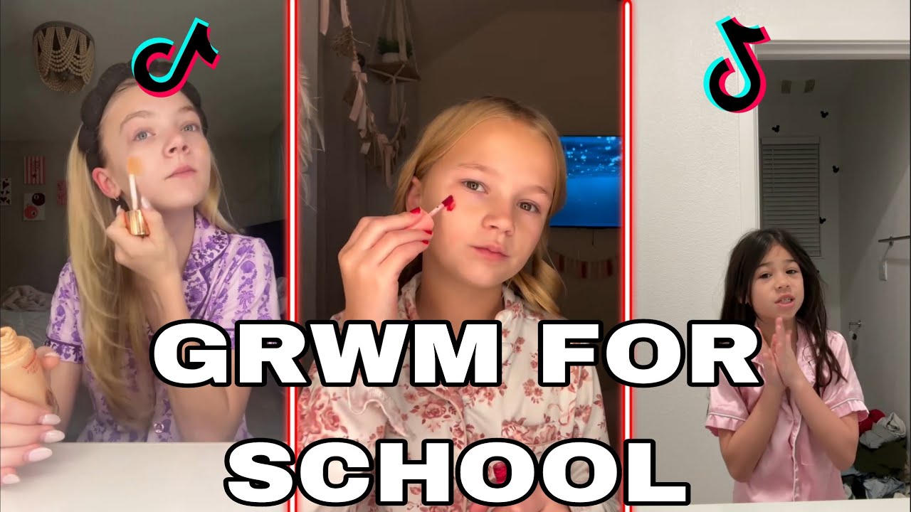 GRWM for School ✨ Easy Morning Makeup & Cute School Routine