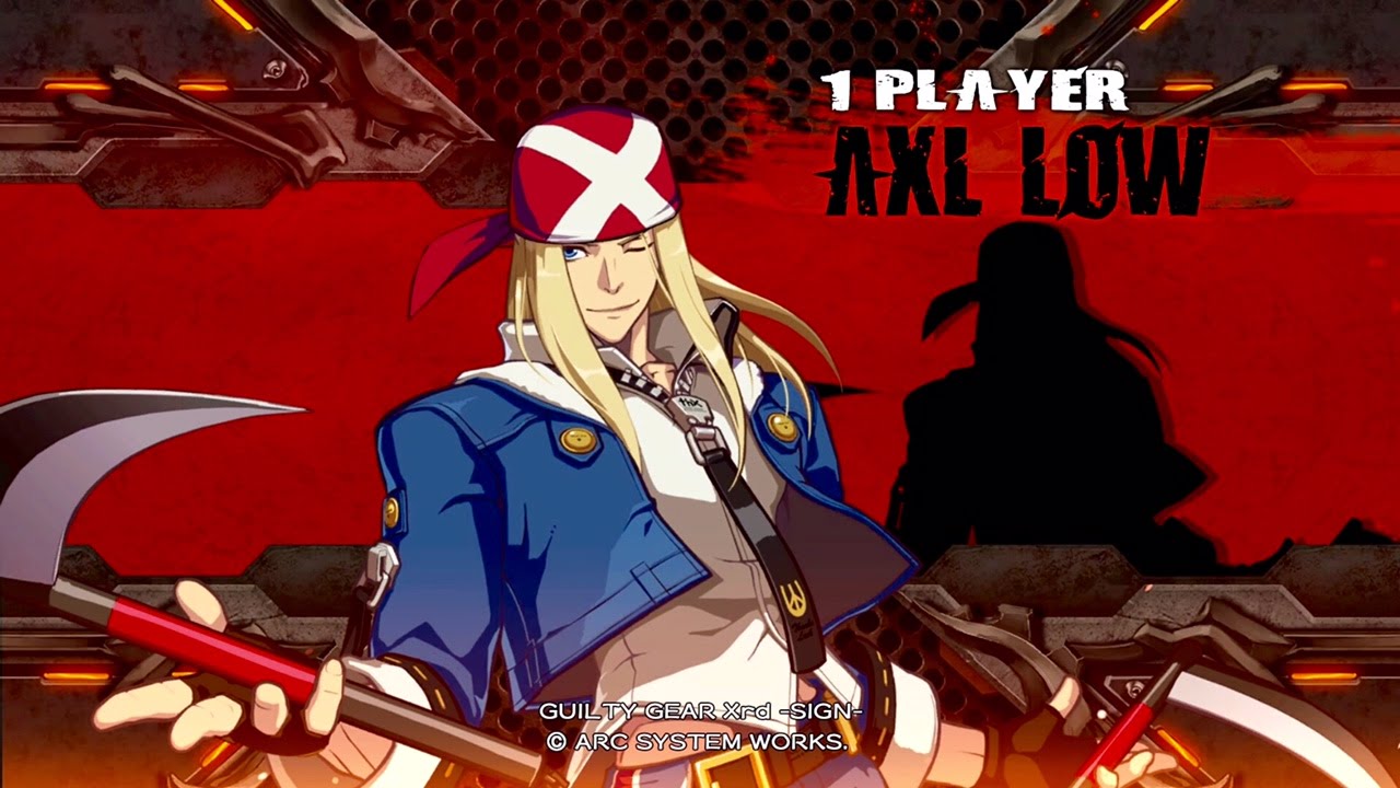 Guilty Gear Xrd Sign | Axl Low - All Colors, Intro, Instant Kill, Victory Pose