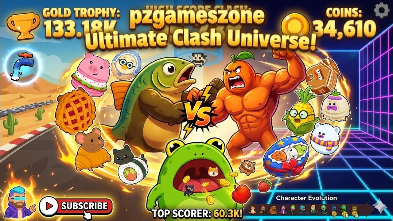 Most Addictive satisfying merging ever | FruitsClash #MobileGaming #pzgames #gamingbypz #pzgameszone