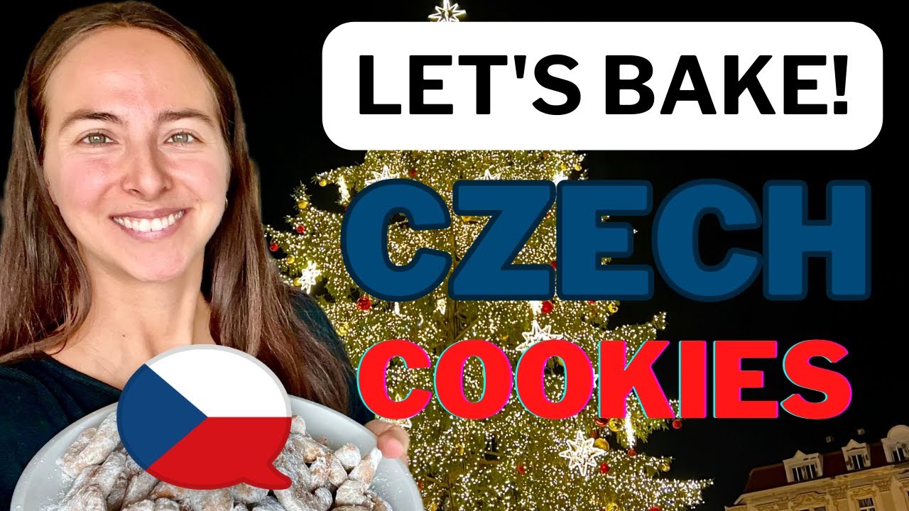 How to Make the Easiest Traditional Czech Christmas Cookies in Easy Czech
