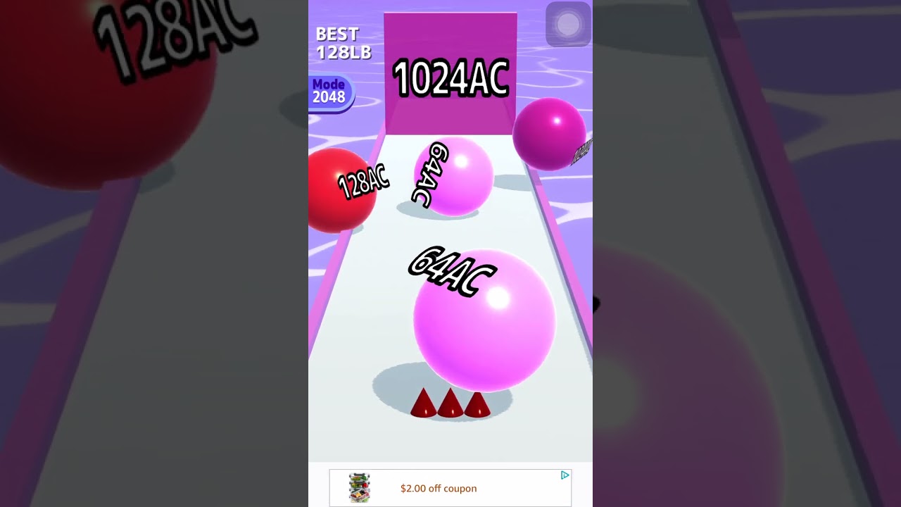 32UR ball run 2048