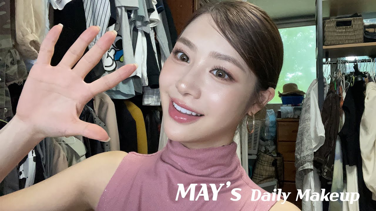 데일리 트윙클 핑크 메이크업!💕ㅣ빤짝빤짝 데일리 글리터 스타일!ㅣ데일리 메이크업ㅣ메이 메이크업