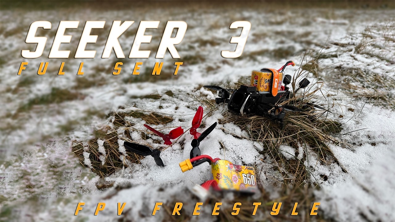 ONE BATTERY Winter FPV ❄️🌲 | Tree Diving, Powerloops & Split-S | DeepSpace Seeker 3 | Full sent