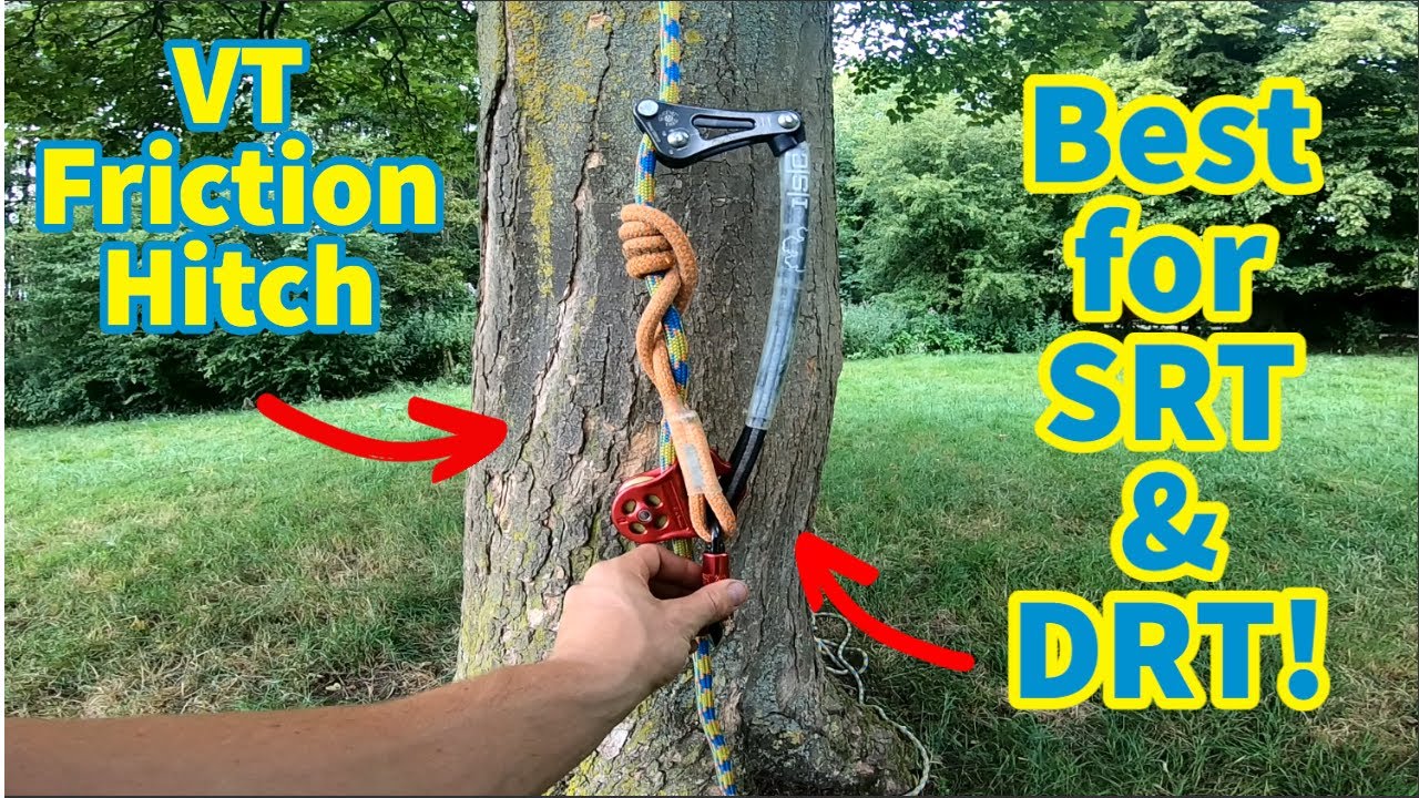 How to tie a  VT friction hitch  - Arborist knots