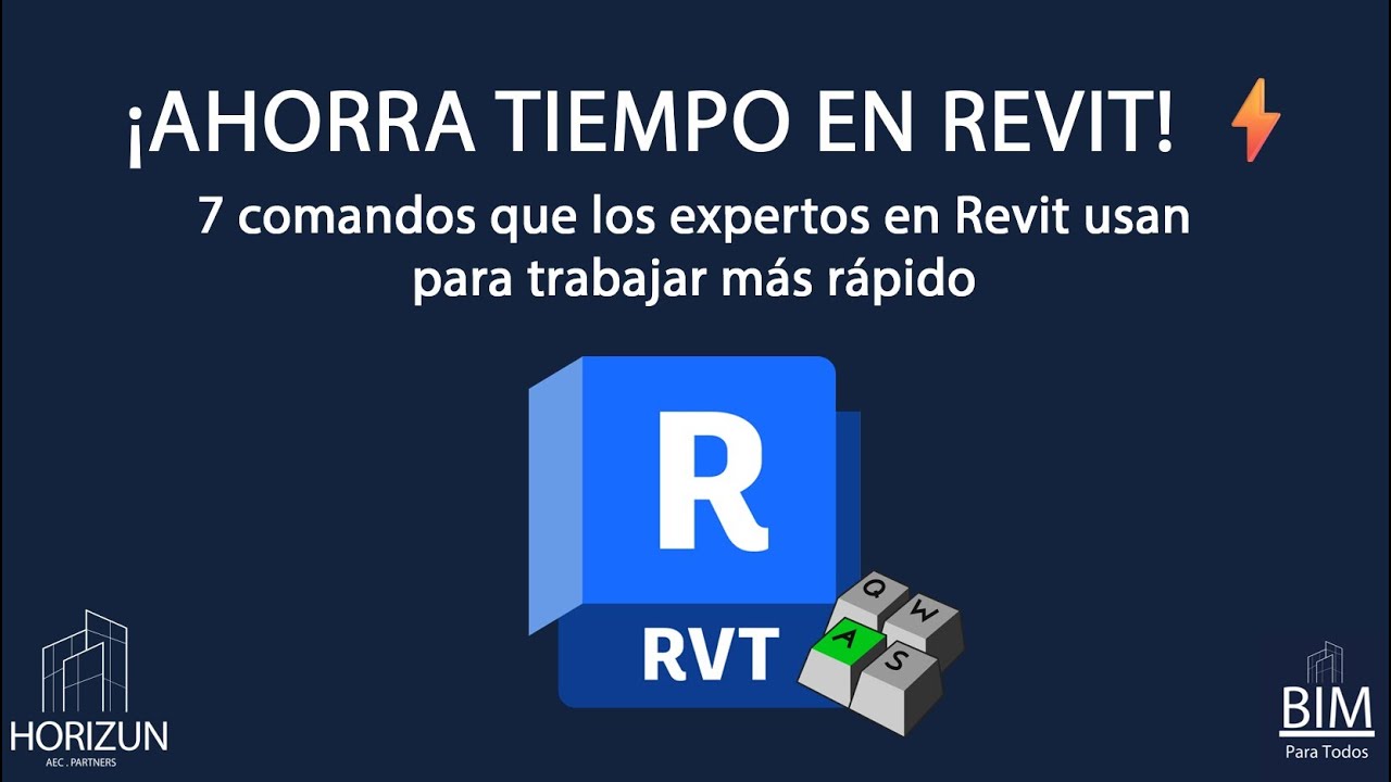 🚀 7 Comandos ESENCIALES de Revit que te Har&aacute;n M&Aacute;S R&Aacute;PIDO 💥 (&iexcl;Aprende en menos de 5 Min!)