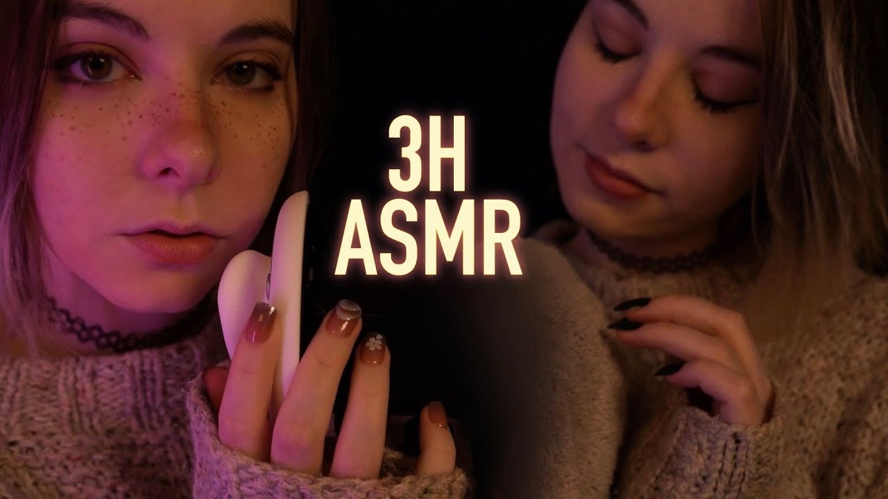 ASMR | 3H layered Sensitive Whispering, Ear Cleaning & Ambience, White Noise for Deep Sleep