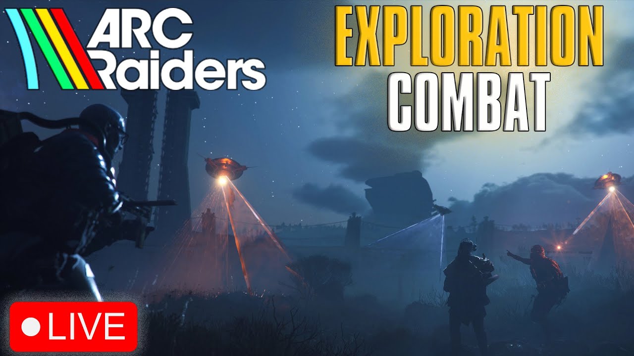 ARC Raiders EXPOLRATION + COMBAT LIVE WITH WOLF!