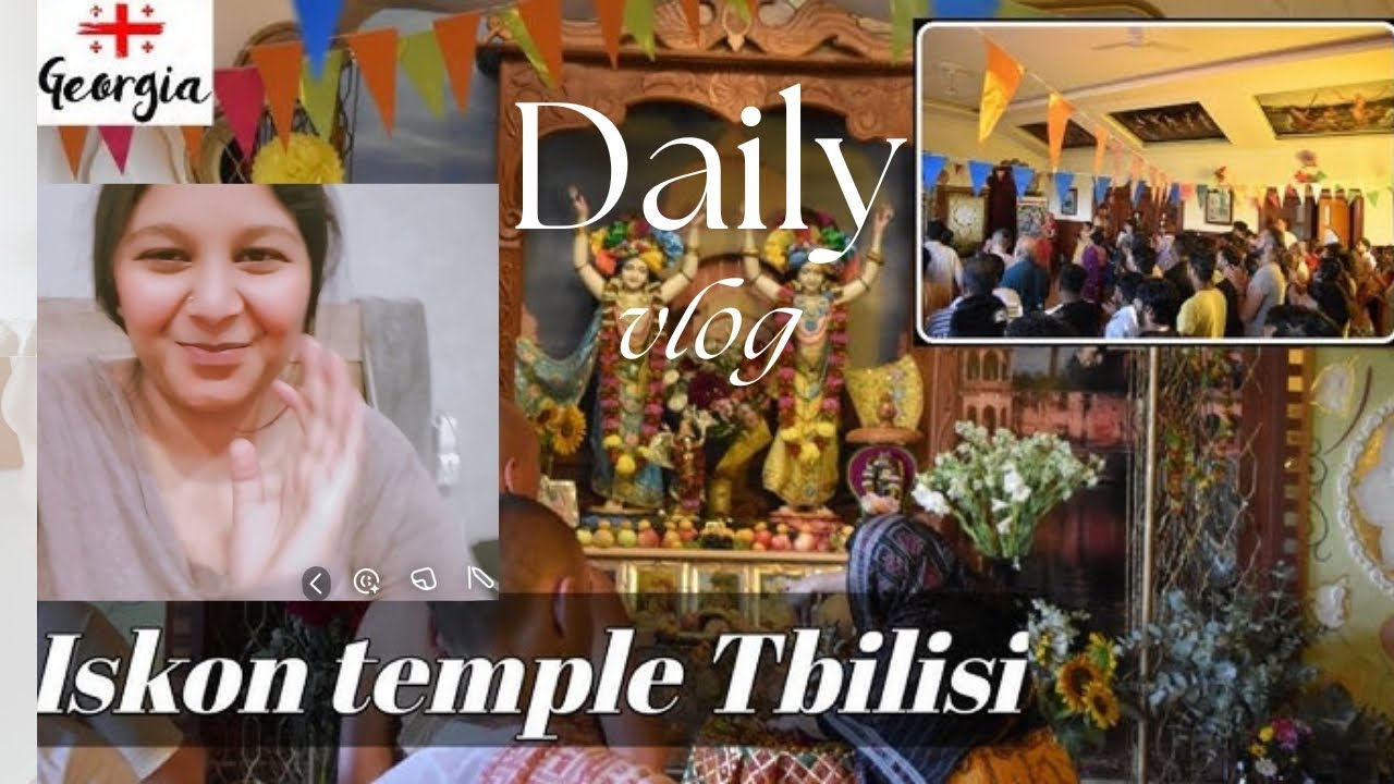 Peaceful Day at ISKCON Temple | Divine Vibes & Spiritual Experience!!! 😍😍😍 @NIGnidhiingeorgia