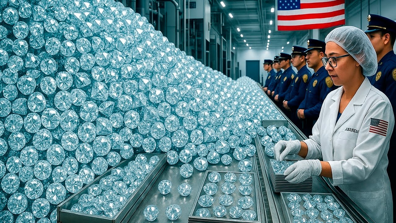 Jak to jest zrobione: MILIONY diamentów wartych MILIARDY dolarów