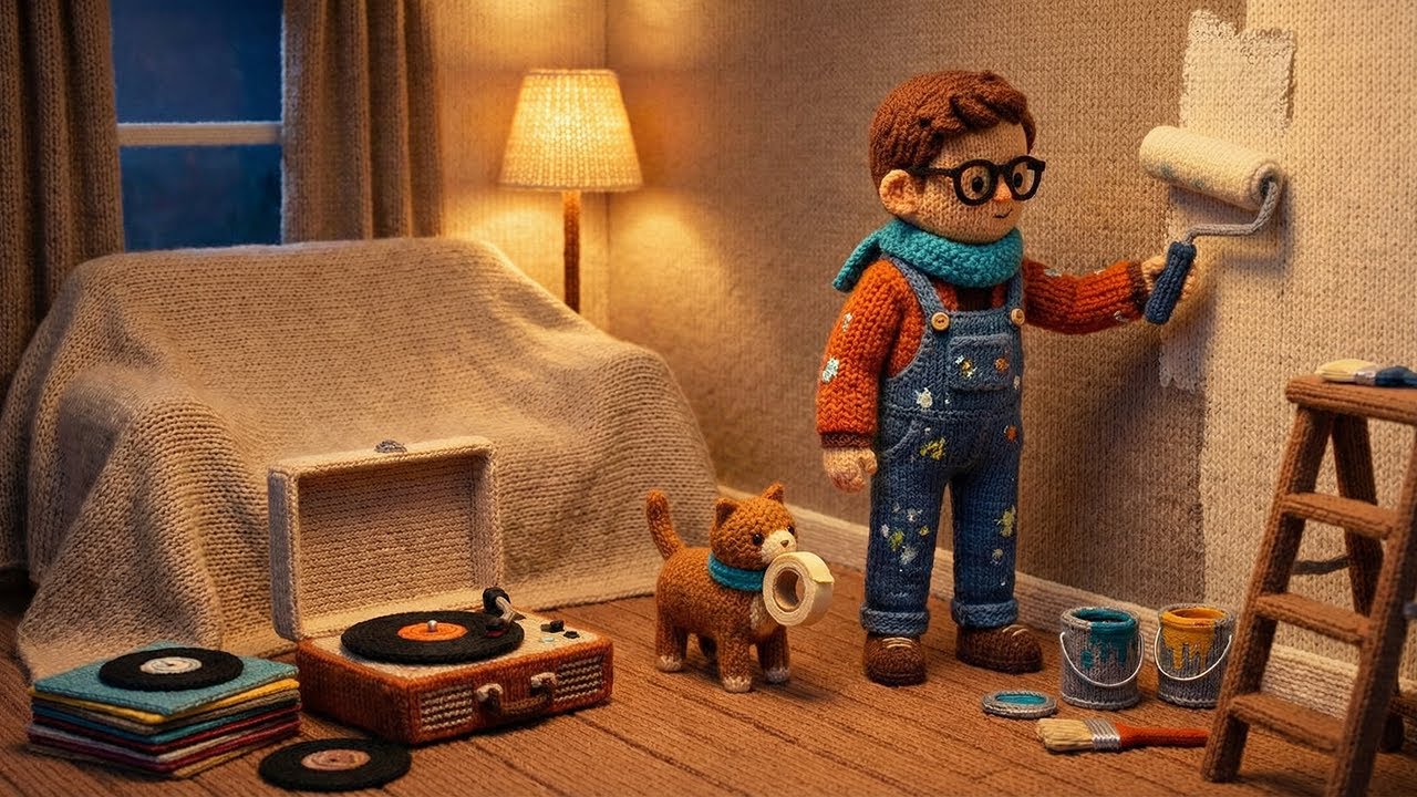 Cozy Repair Lofi Jazz 🎨  | Chill Evening Vinyl Vibes