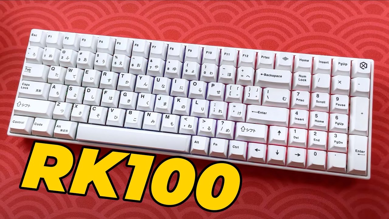 RK100: Full nút, có Numpad nhưng siêu nhỏ gọn !!!