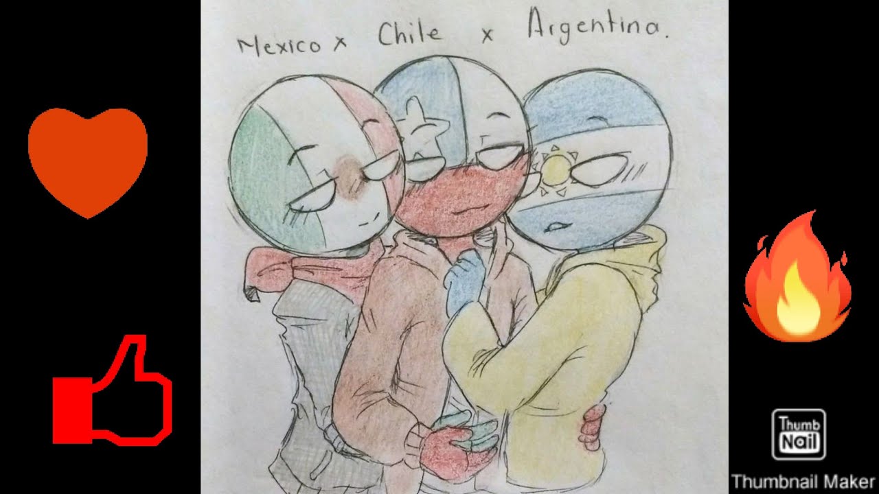 Chile x México x Argentina 😍💘